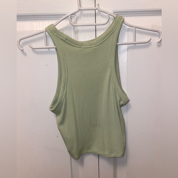 Sage green muscle tank XS - Picture 2 of 4